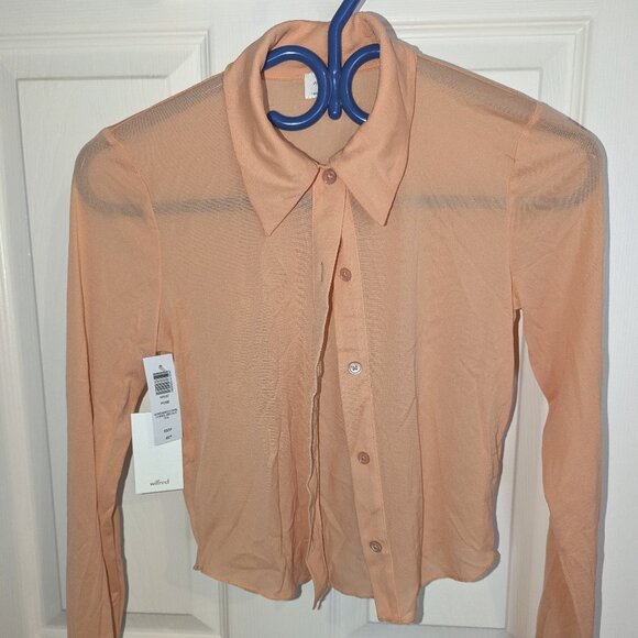 ARITZIA WILFRED POSE WAIST LONGSLEEVE TOP XS BRAND NEW! - Picture 3 of 7